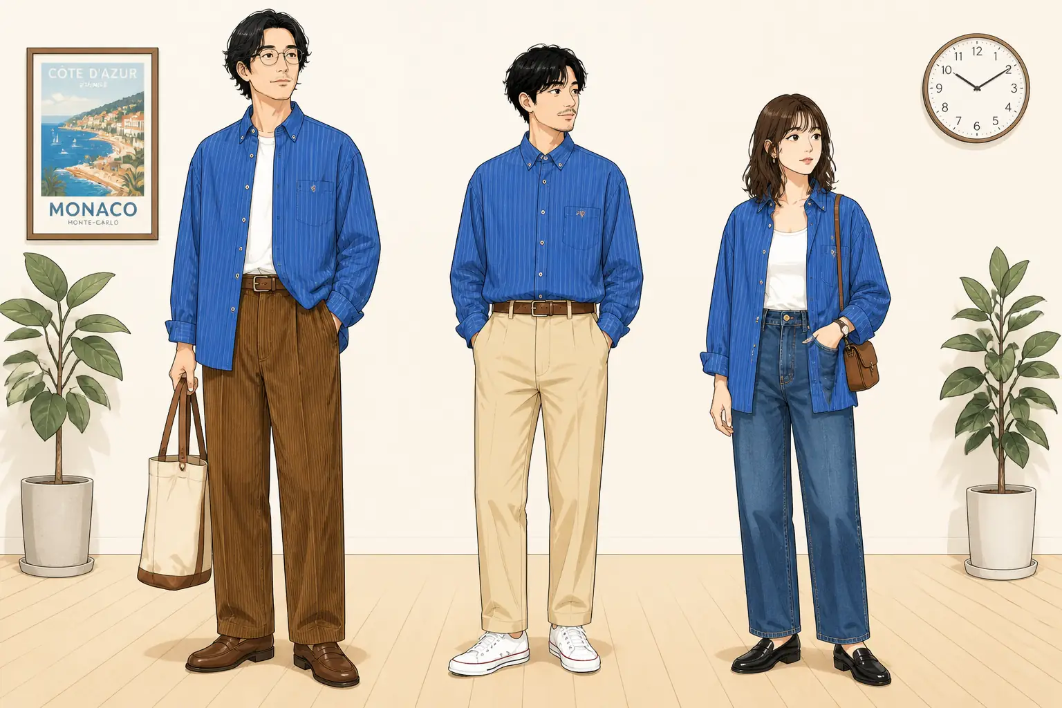 コーデ全体イメージ(タップで各モデル)