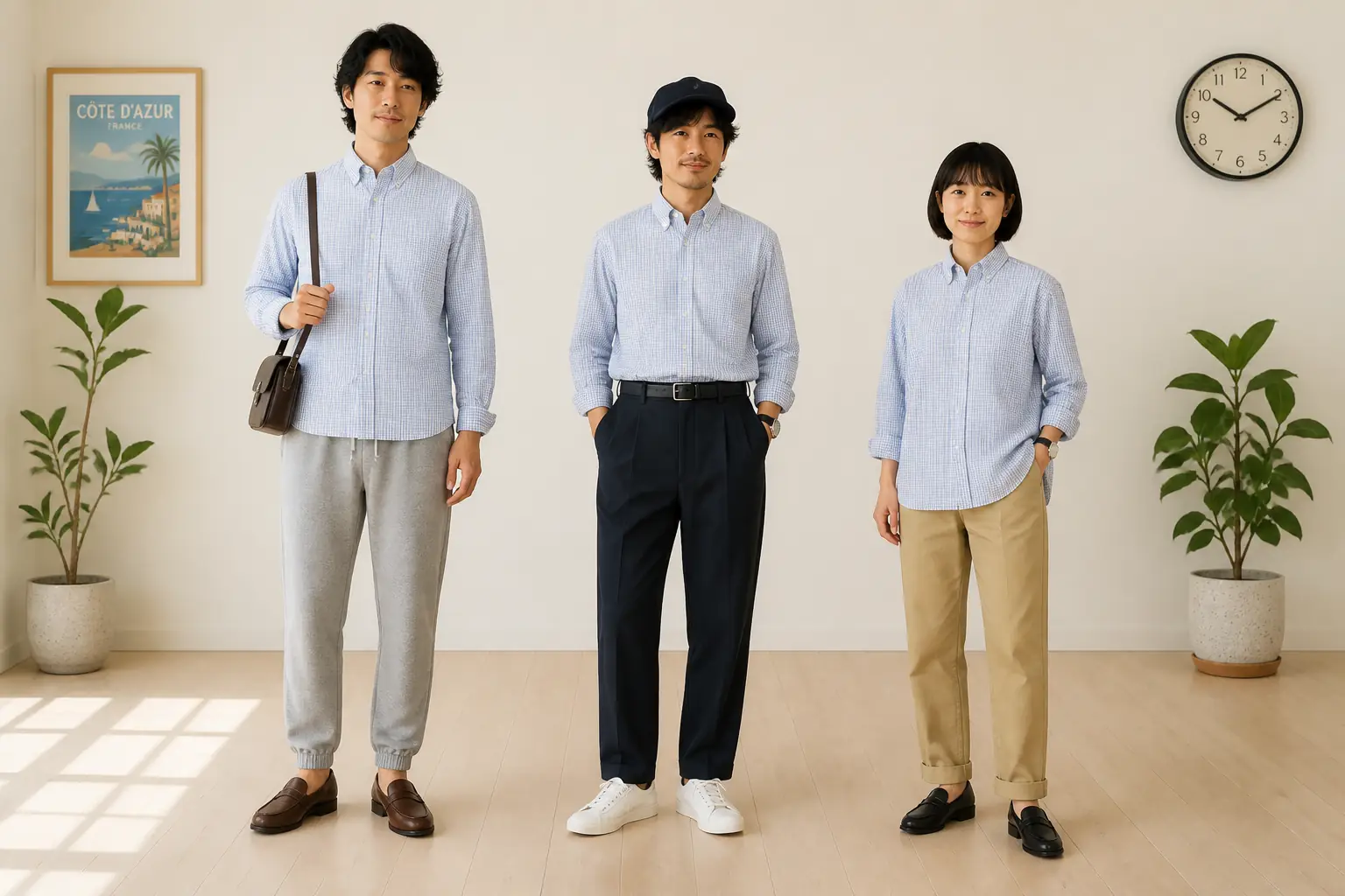 コーデ全体イメージ(タップで各モデル)