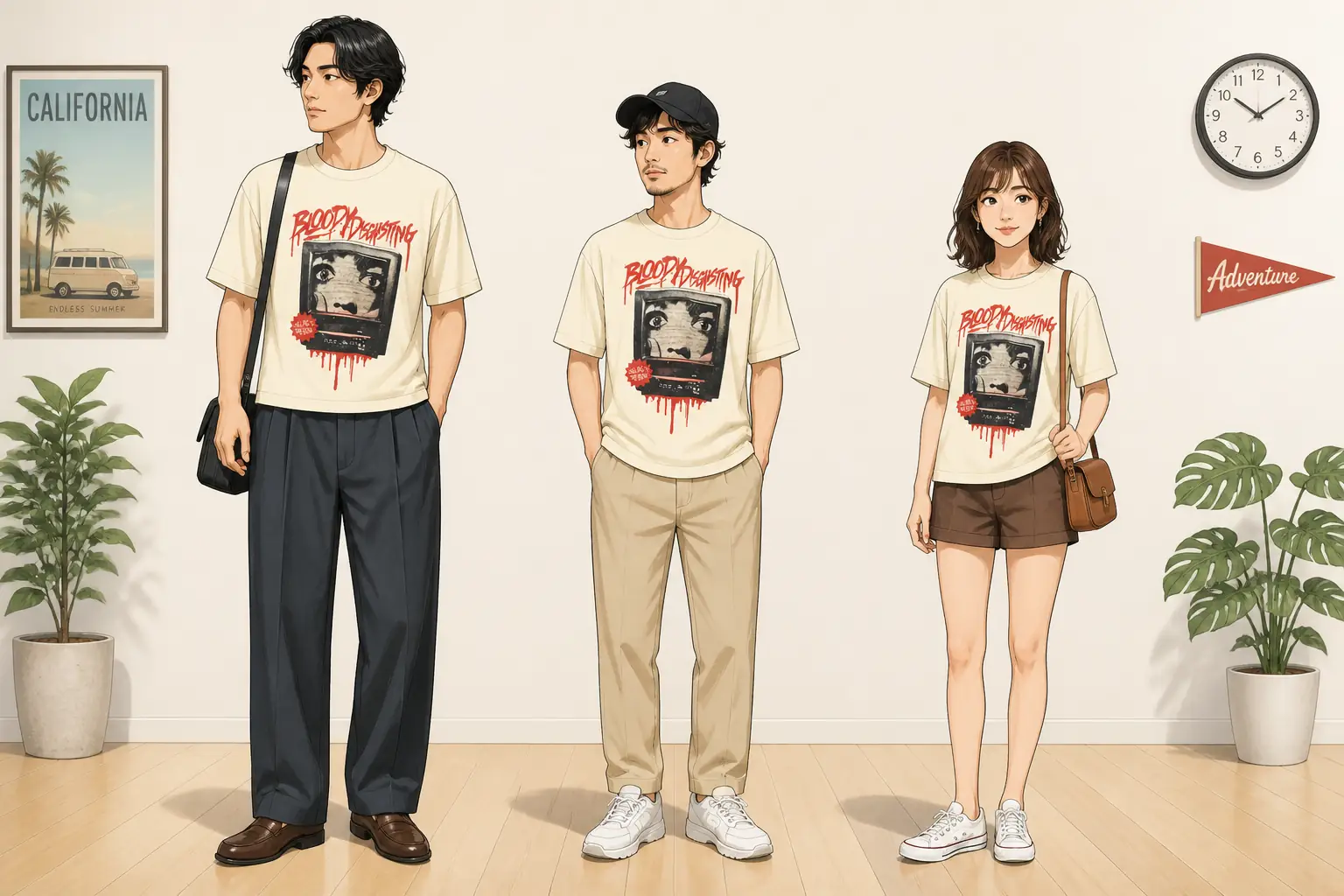コーデ全体イメージ(タップで各モデル)