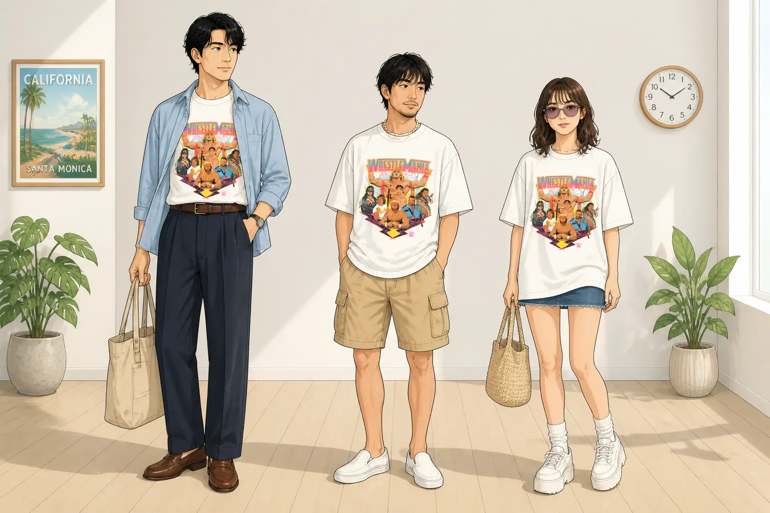 コーデ全体イメージ(タップで各モデル)