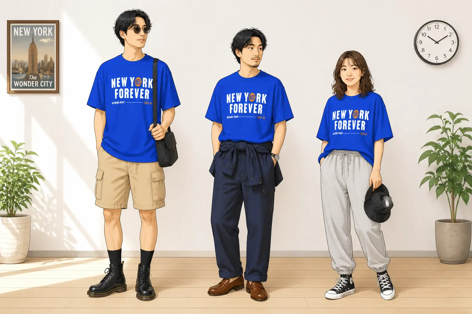 コーデ全体イメージ(タップで各モデル)