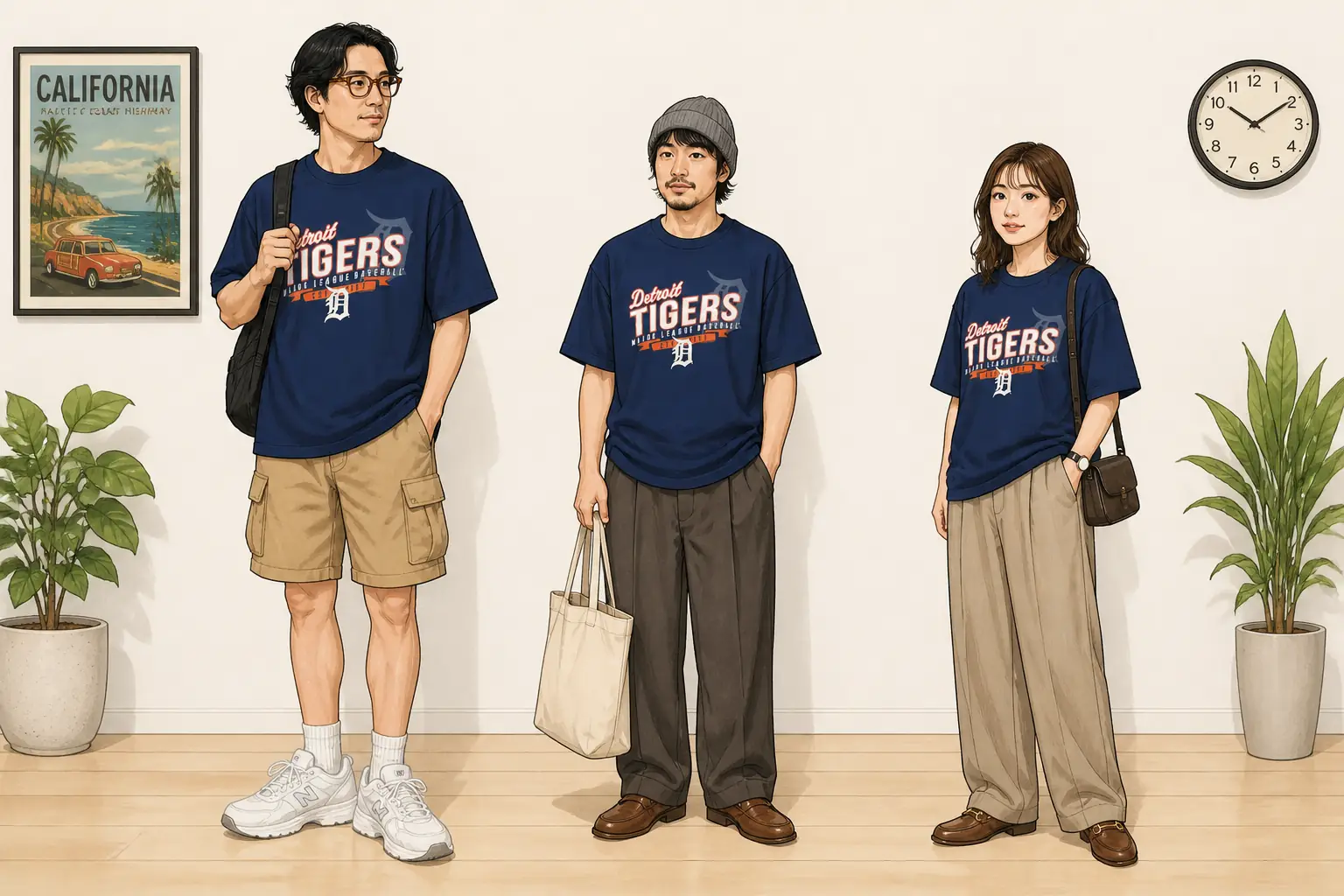 コーデ全体イメージ(タップで各モデル)