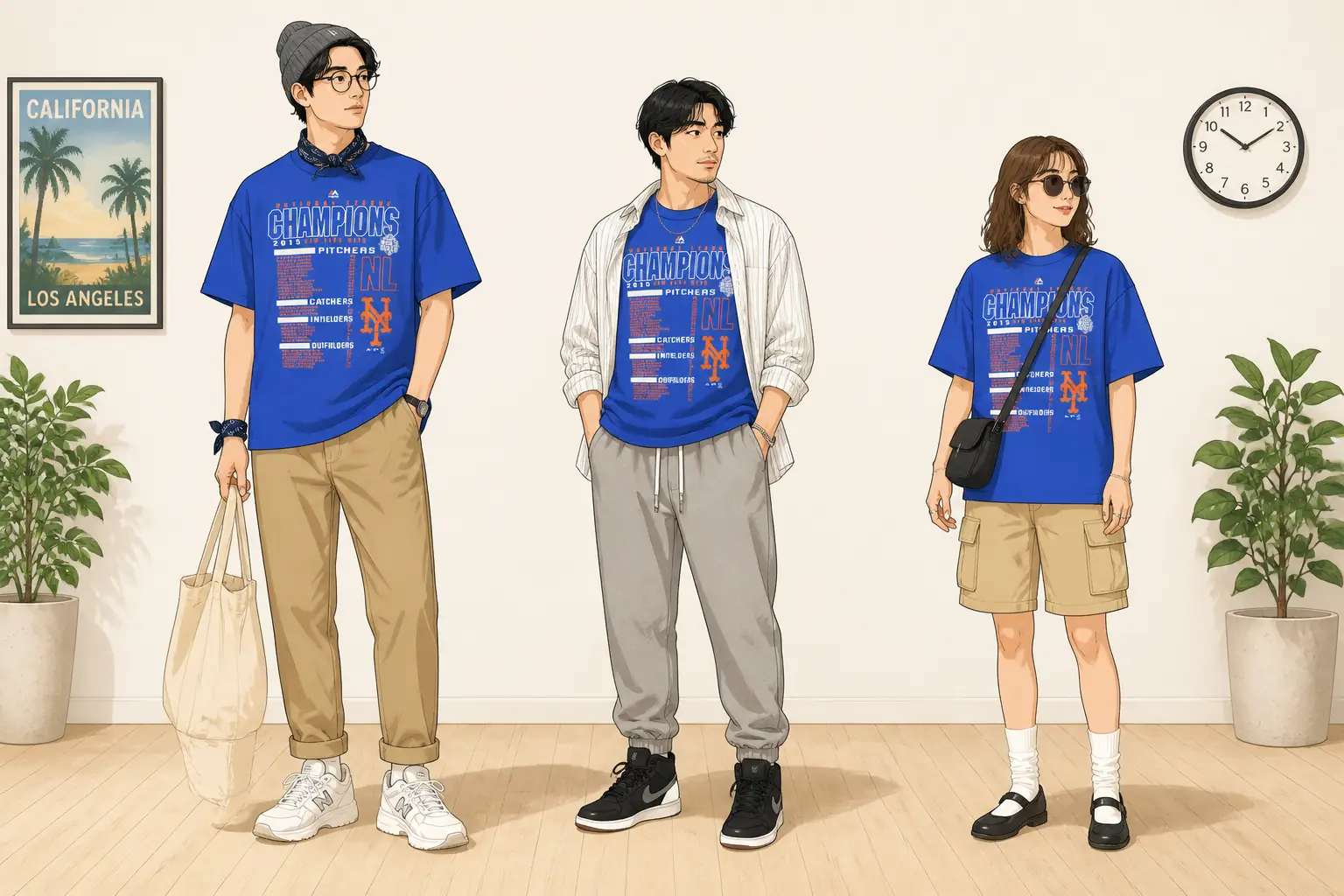 コーデ全体イメージ(タップで各モデル)