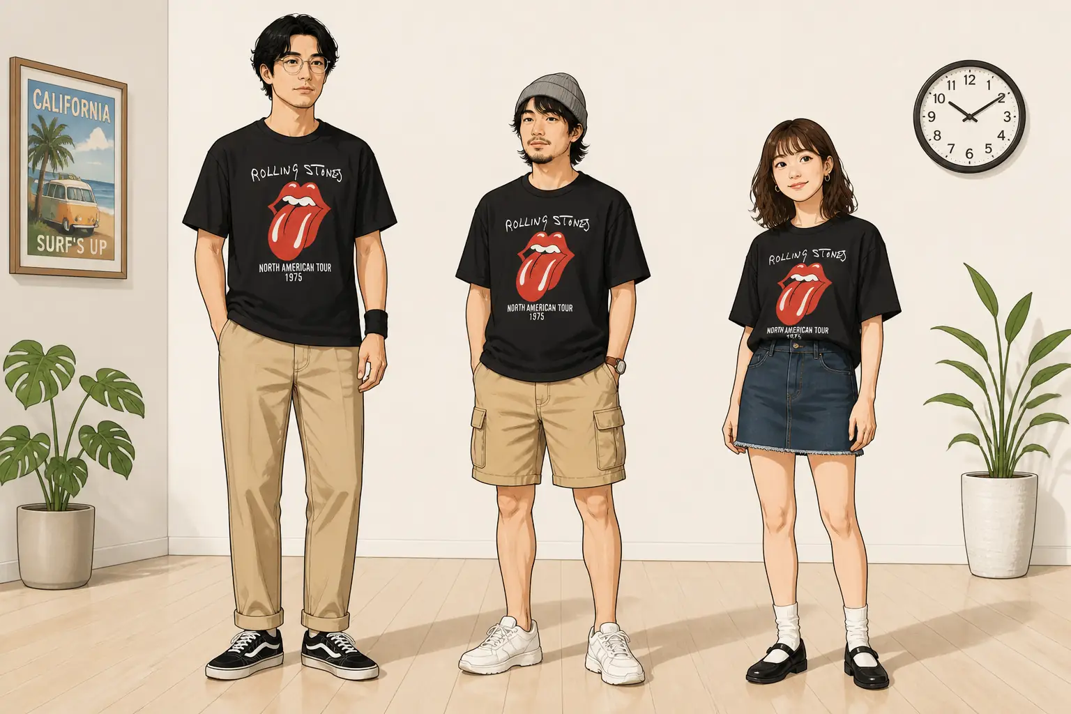 コーデ全体イメージ(タップで各モデル)