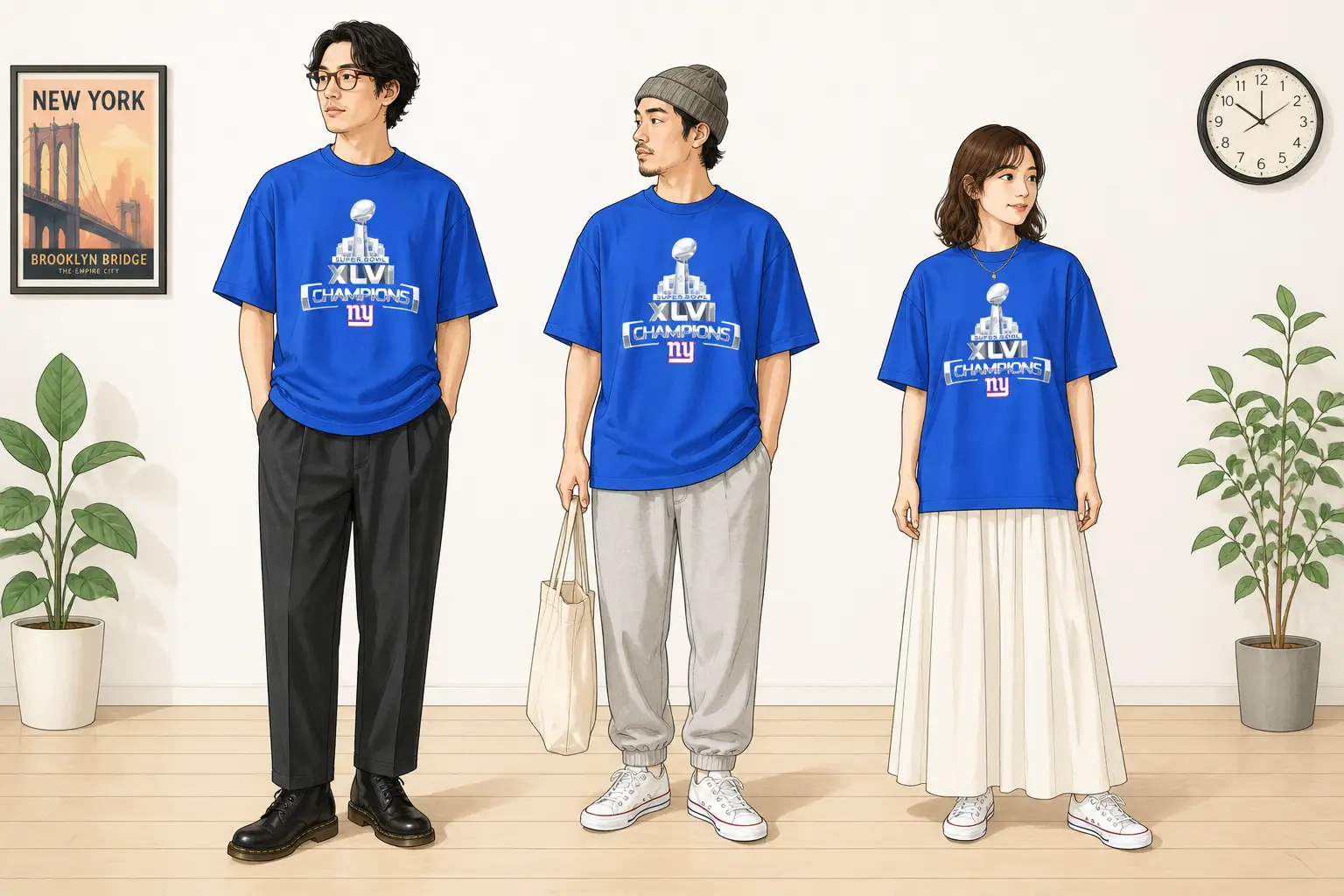 コーデ全体イメージ(タップで各モデル)