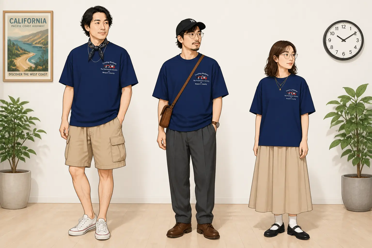 コーデ全体イメージ(タップで各モデル)