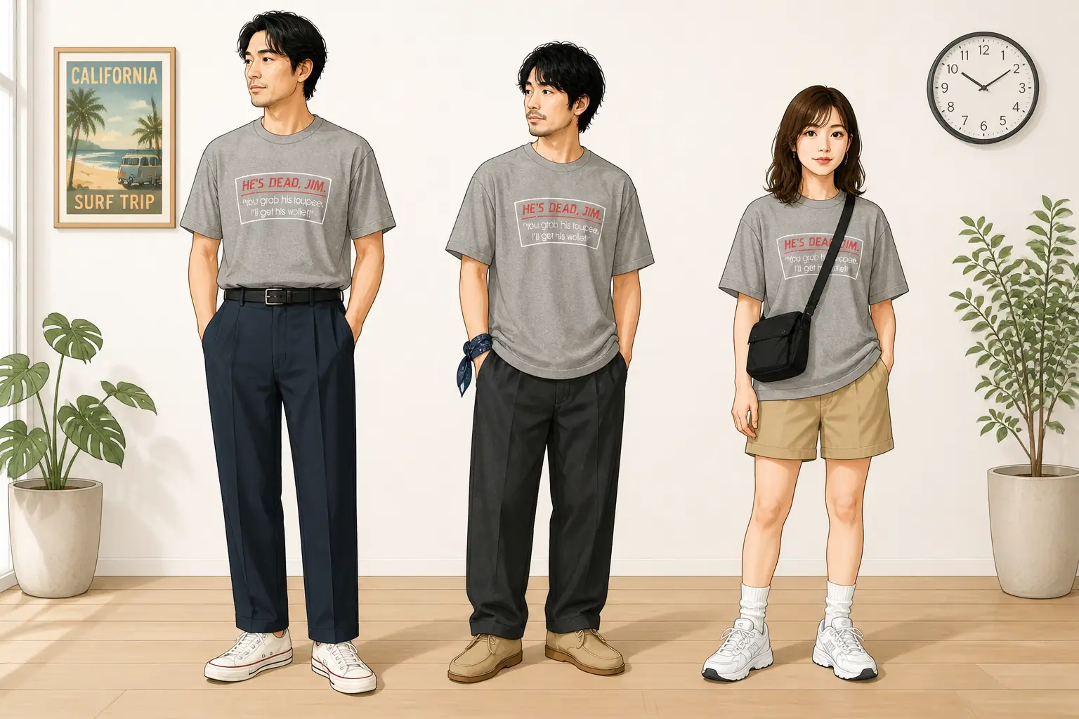 コーデ全体イメージ(タップで各モデル)
