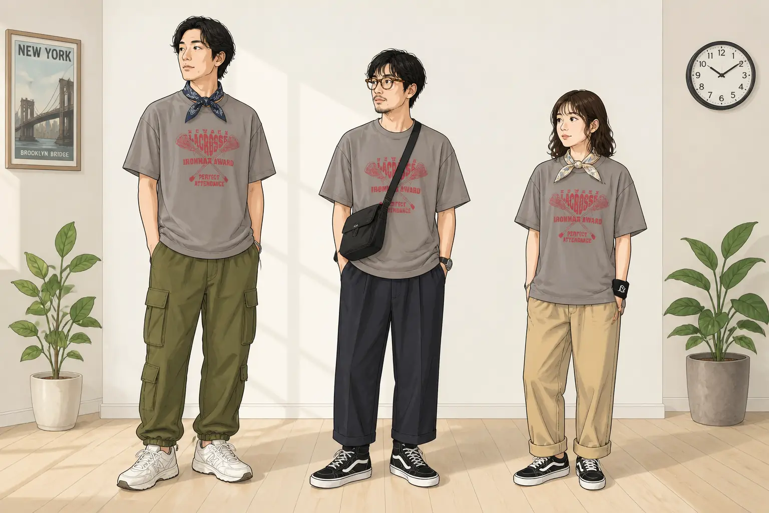 コーデ全体イメージ(タップで各モデル)