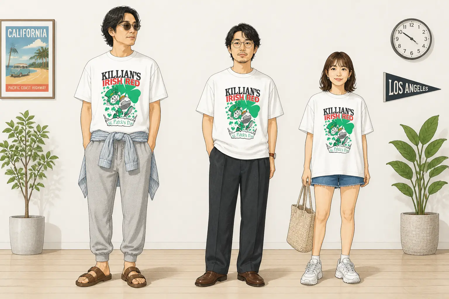 コーデ全体イメージ(タップで各モデル)