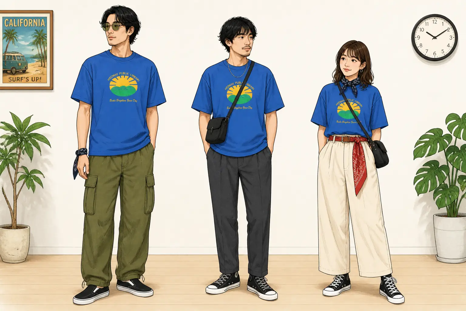 コーデ全体イメージ(タップで各モデル)