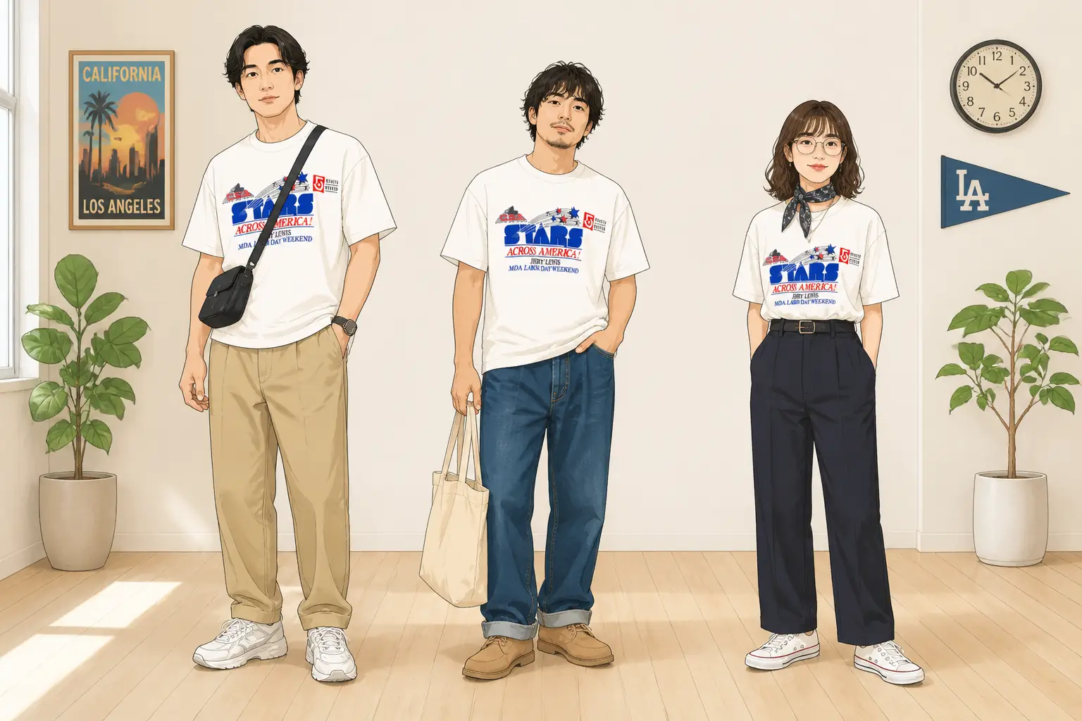 コーデ全体イメージ(タップで各モデル)
