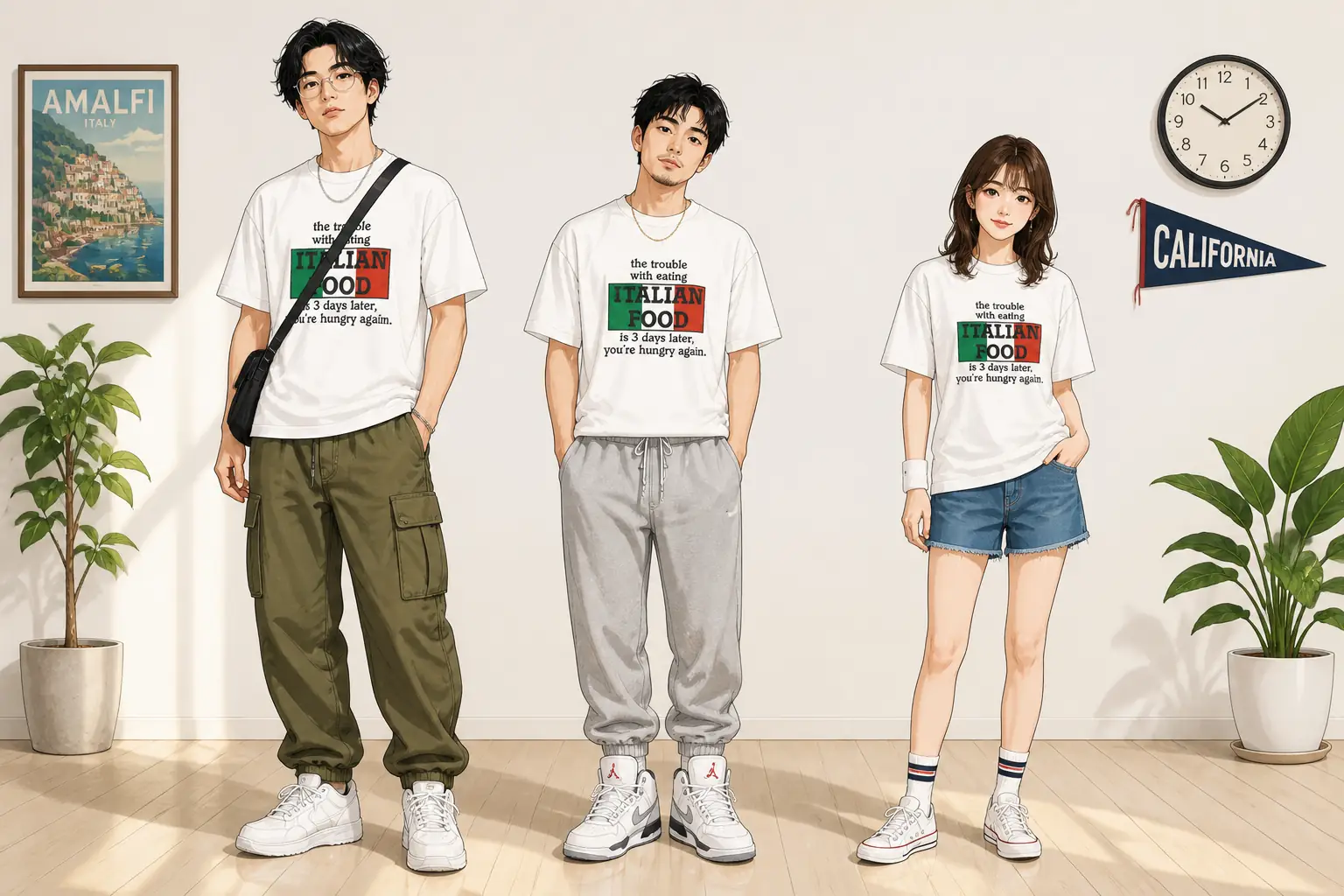 コーデ全体イメージ(タップで各モデル)