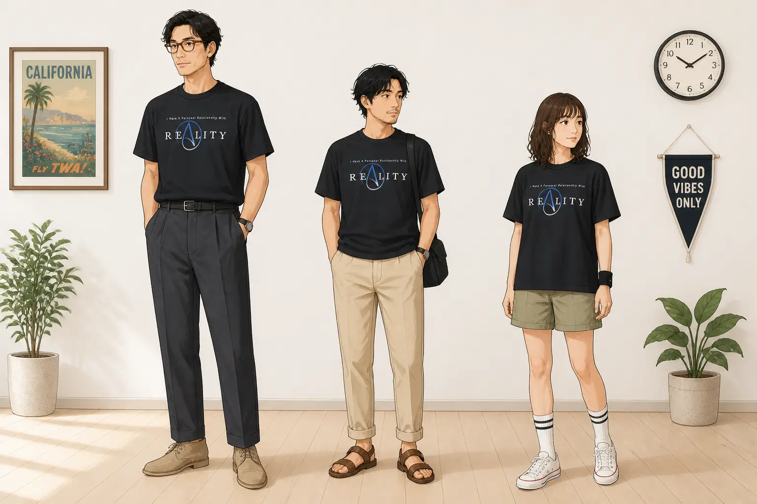 コーデ全体イメージ(タップで各モデル)