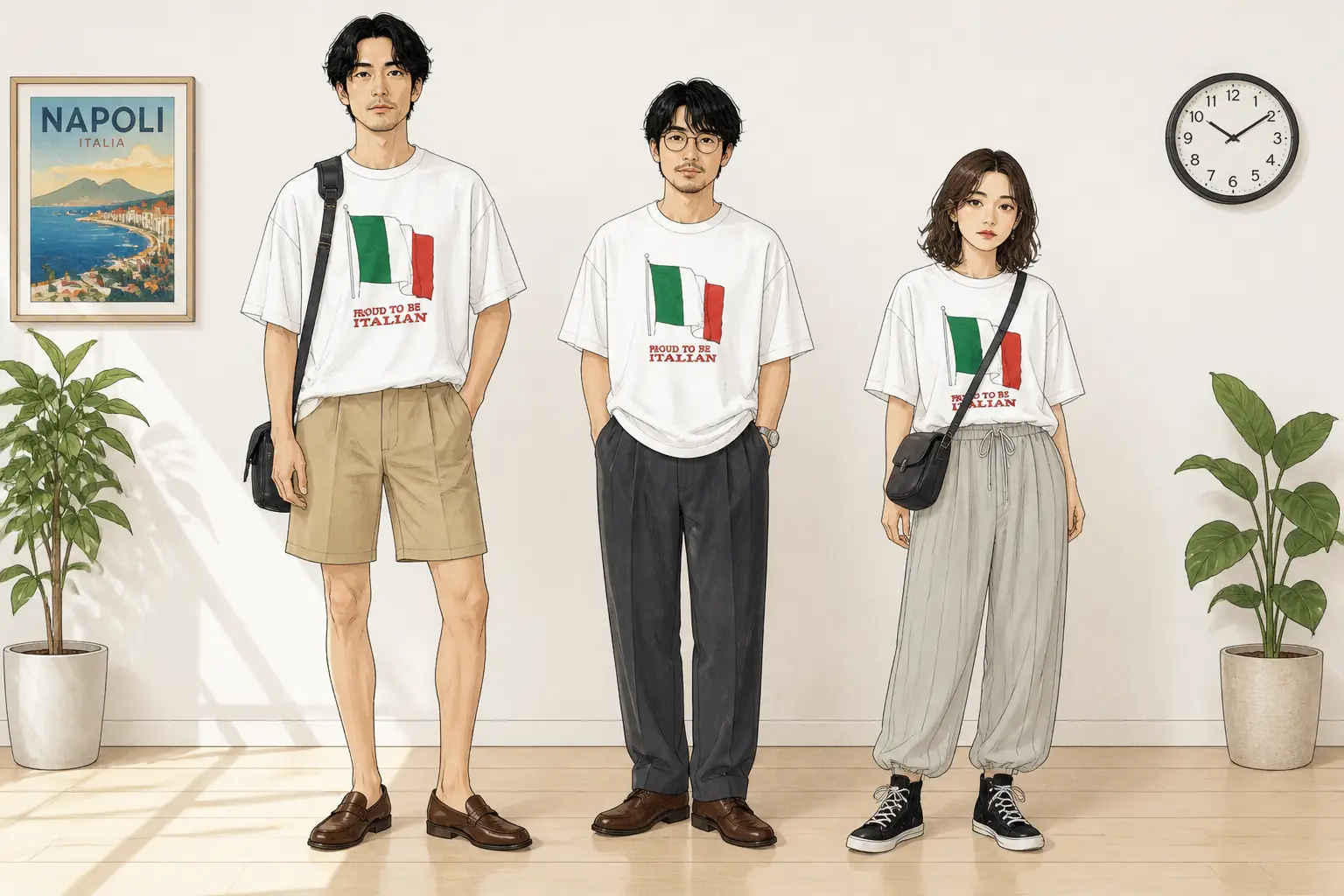 コーデ全体イメージ(タップで各モデル)