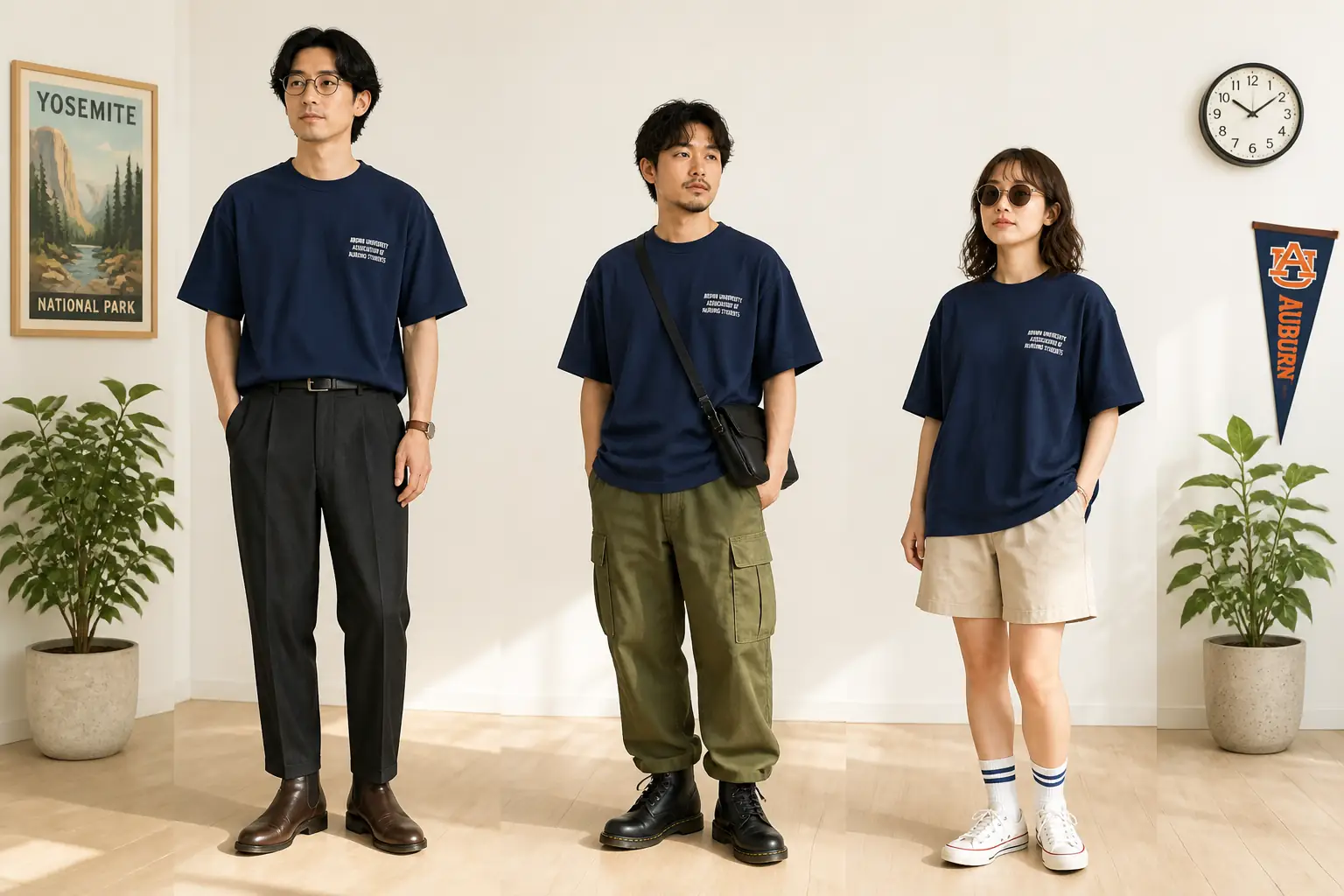 コーデ全体イメージ(タップで各モデル)