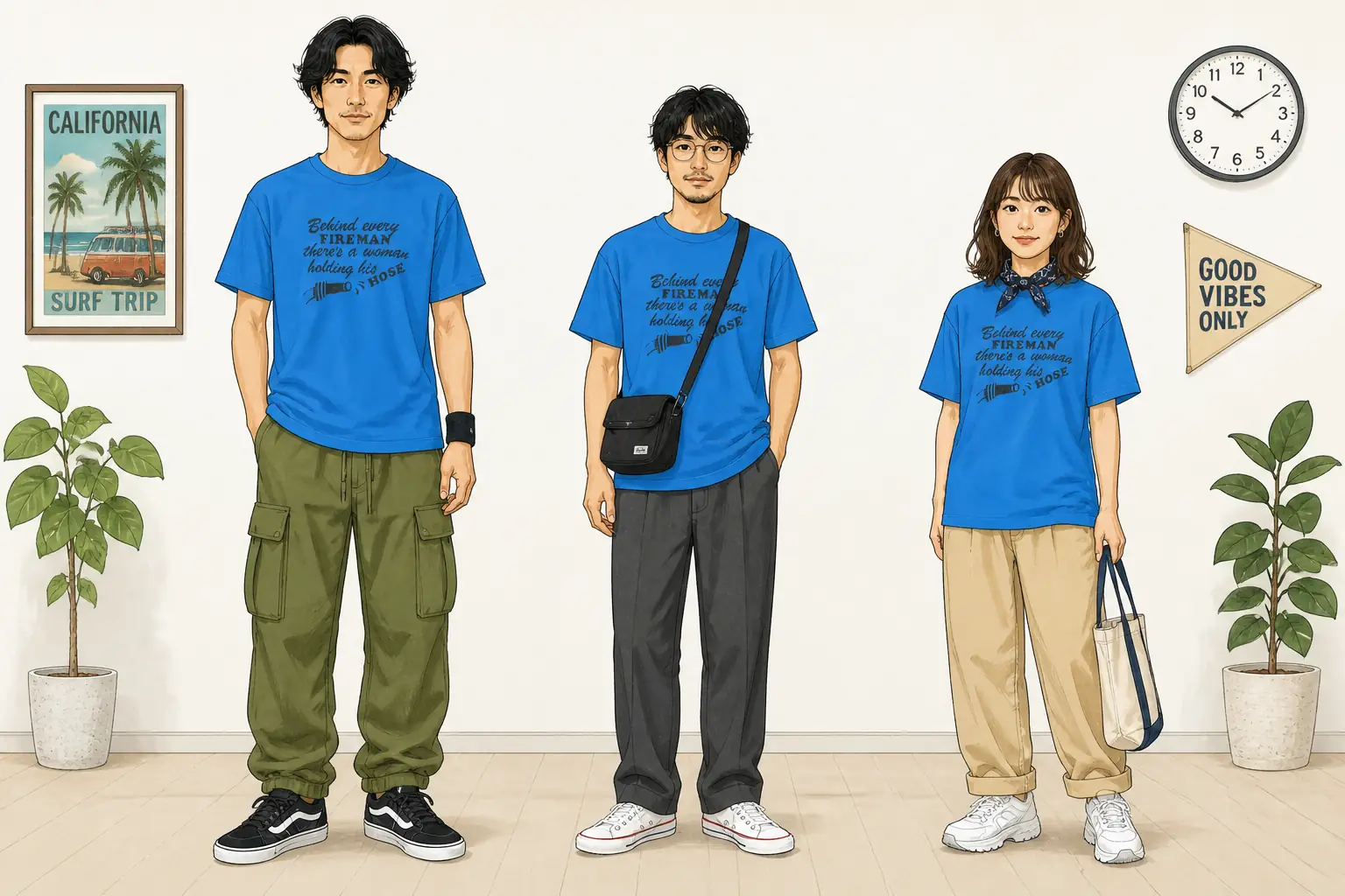 コーデ全体イメージ(タップで各モデル)
