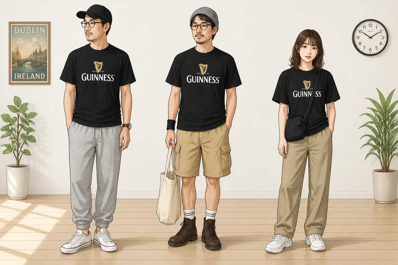 コーデ全体イメージ(タップで各モデル)