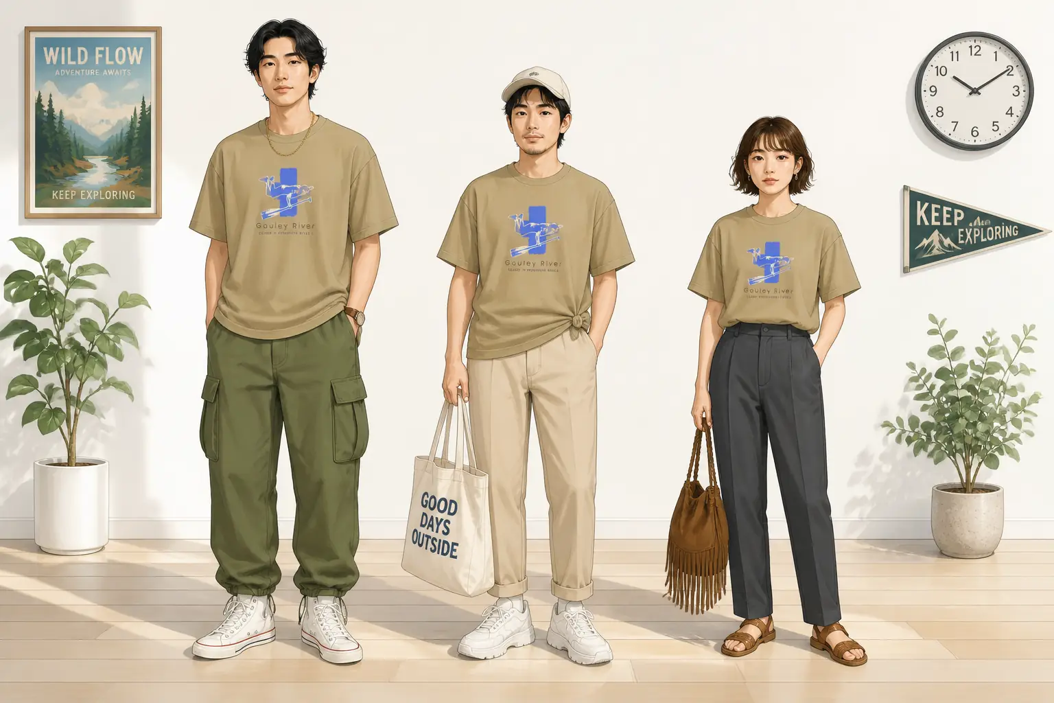 コーデ全体イメージ(タップで各モデル)
