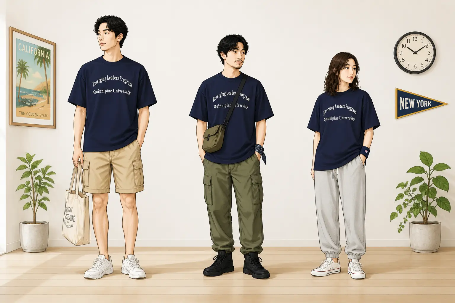 コーデ全体イメージ(タップで各モデル)