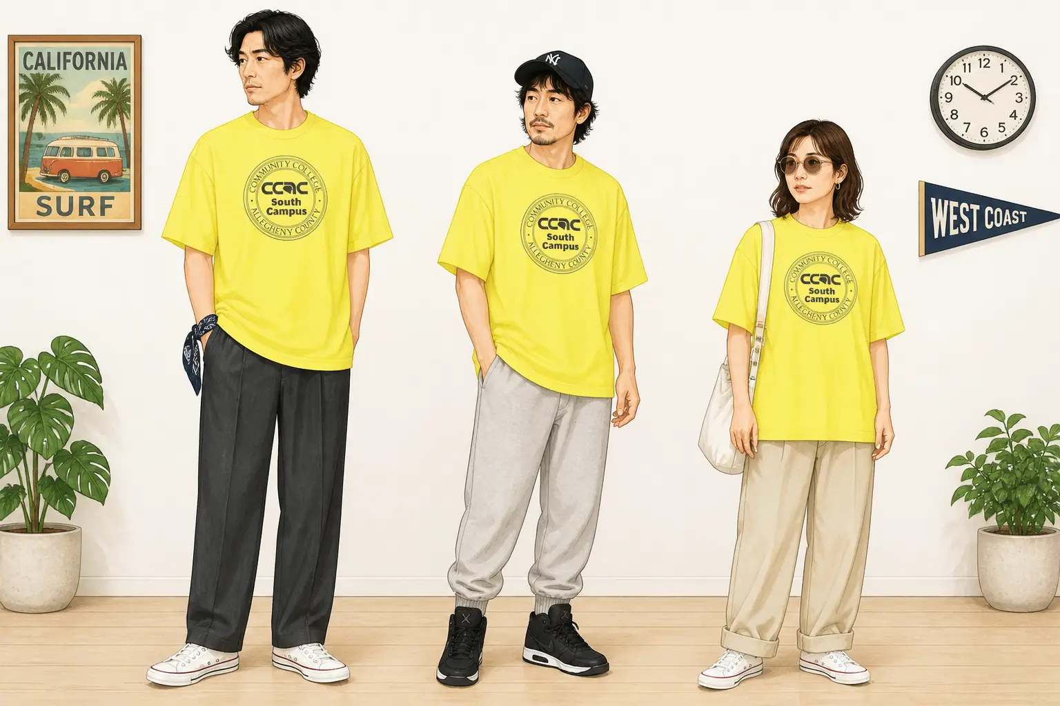 コーデ全体イメージ(タップで各モデル)