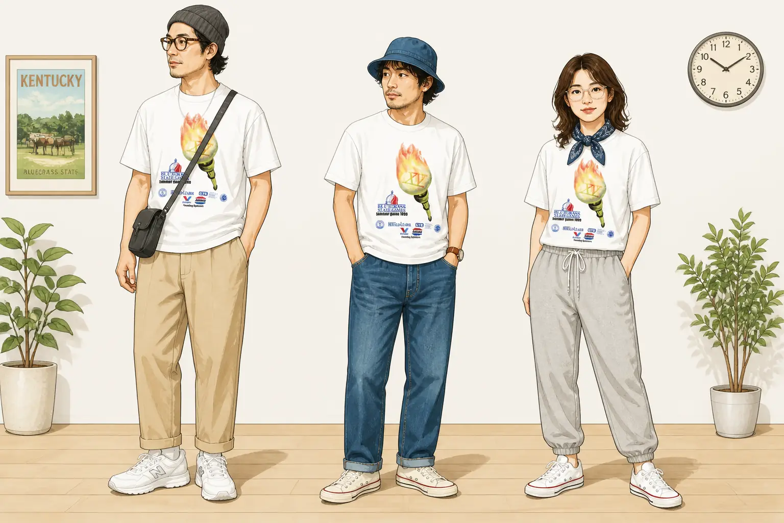 コーデ全体イメージ(タップで各モデル)