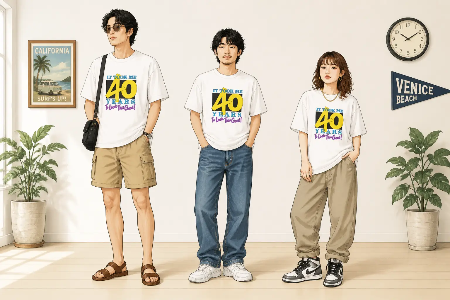 コーデ全体イメージ(タップで各モデル)