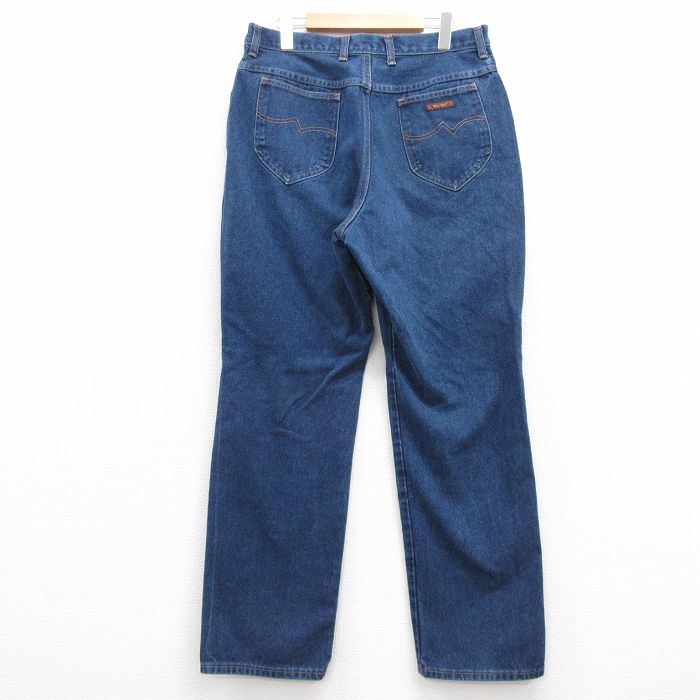 古着 ラングラー Wrangler ジーンズ レディース 90年代 90s USA製 紺 ネイビー デニム 【spe】 23jun16 中古 ボトムス  ジーパン Gパン ロング パンツ