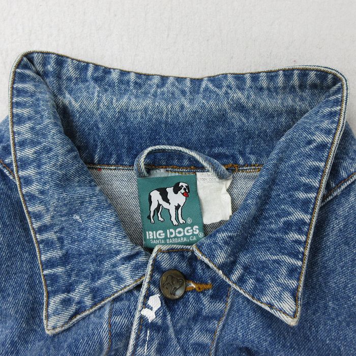 古着通販 XL☆古着 ビッグドッグス BIG DOGS 長袖 ジージャン 古着通販 XL☆古着 ビッグドッグス BIG DOGS 長袖 ジージャン