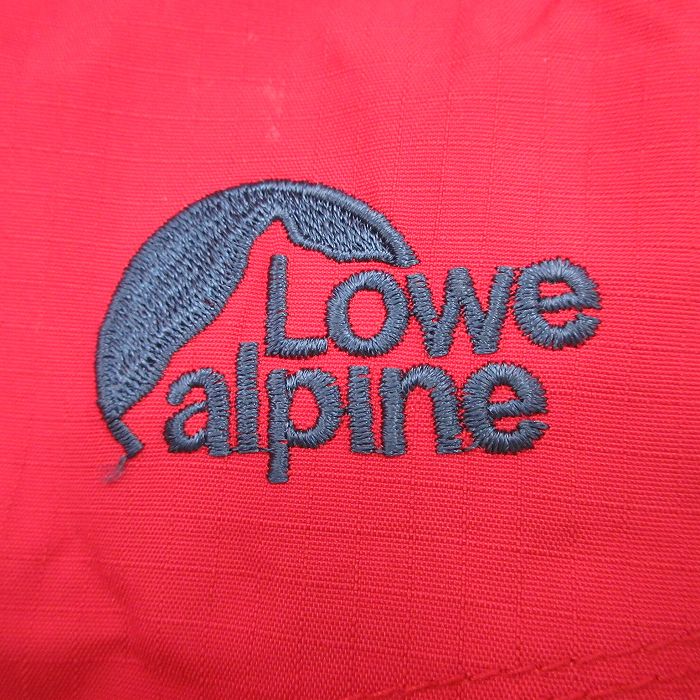 古着通販 XL☆古着 長袖 ナイロン ジャケット メンズ Lowe alpine 大きいサイズ リップストップ 赤 内側メッシュ