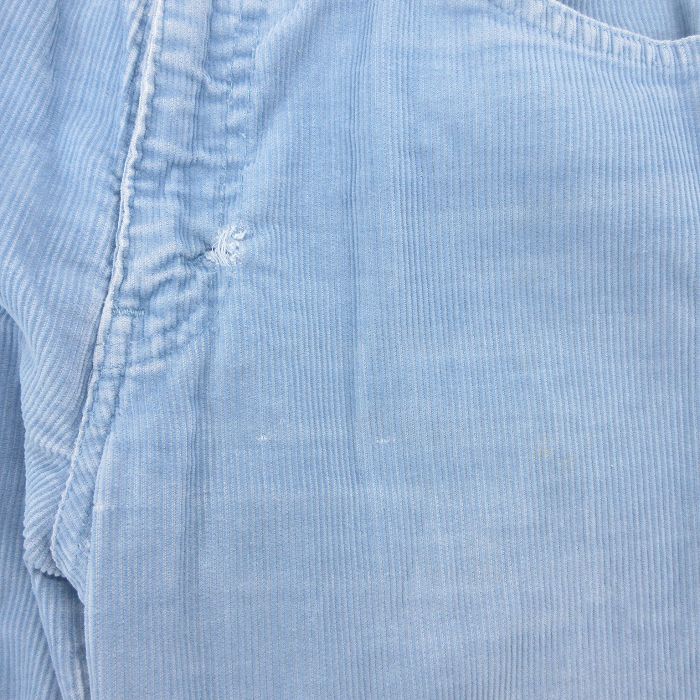 W30★古着 リーバイス Levis 746 コーデュロイ パンツ メンズ 80年代 80s フレア タロン 薄紺 ネイビー 23sep22 中古  ボトムス ロング