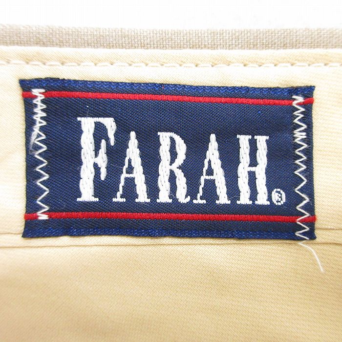 古着通販 W32☆古着 FARAH スラックス パンツ メンズ 90年代 90s