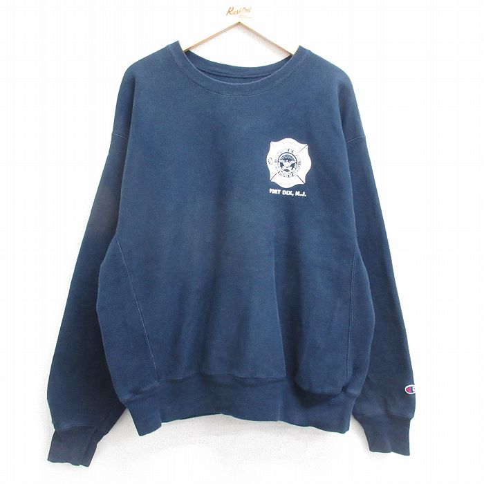 古着通販 XL☆古着 長袖 チャンピオン Champion リバース