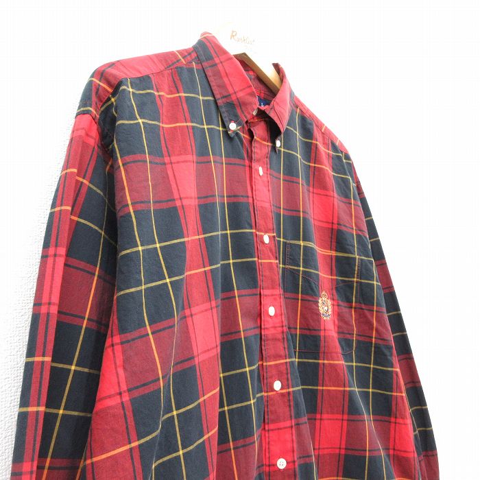 古着通販 XL☆古着 ラルフローレン 長袖 ブランド シャツ メンズ