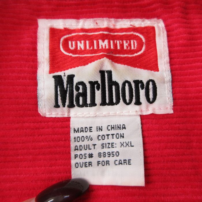 にゃーにゃshirtMarlbolo マルボロ ハーフジップ 長袖 コーデュロイ