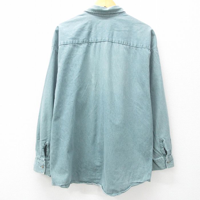 古着通販 XL☆古着 長袖 シャツ メンズ 90年代 90s ココペリ族