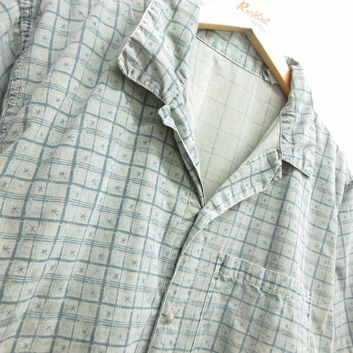 古着通販 L☆古着 グラミチ 半袖 シャツ メンズ 90年代 90s 総柄 古着通販 L☆古着 グラミチ 半袖 シャツ メンズ 90年代 90s 総柄