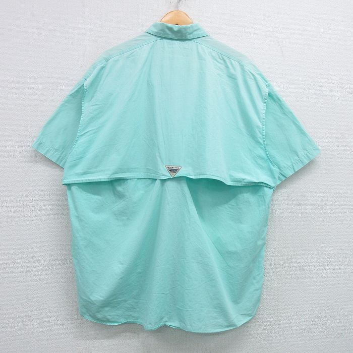 古着通販 XL☆古着 コロンビア 半袖 フィッシング シャツ メンズ