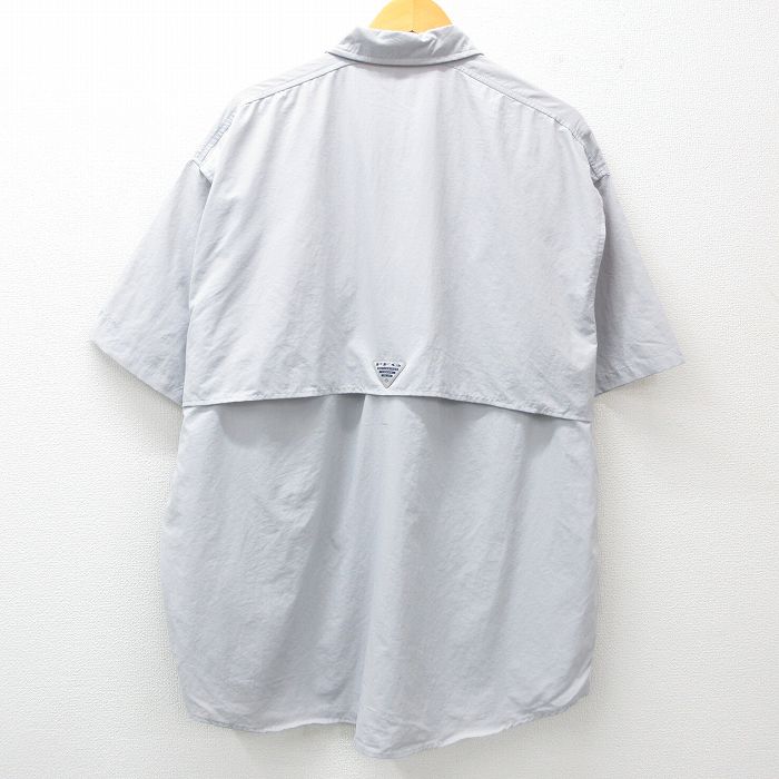 古着通販 XL☆古着 コロンビア 半袖 フィッシング シャツ メンズ