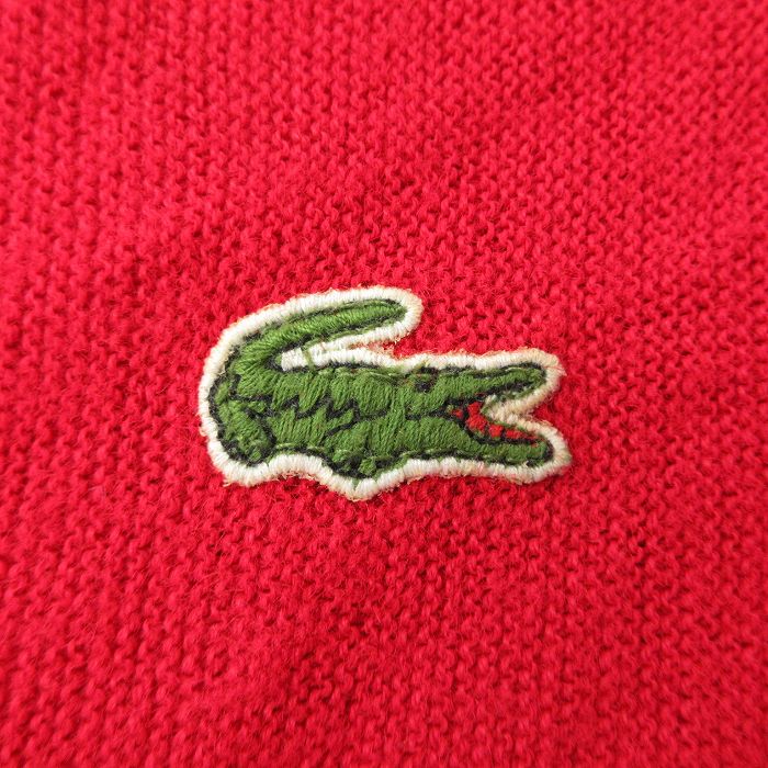 古着通販 XL☆古着 ラコステ LACOSTE IZOD 長袖 ニット カーディガン