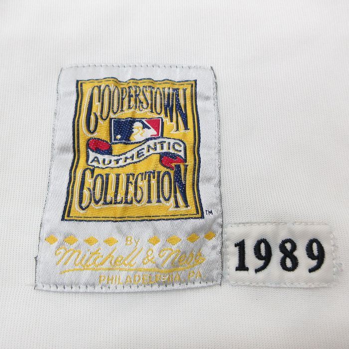 XL★古着 半袖 Tシャツ メンズ 80年代 80s MLB カンザスシティロイヤルズ ジャクソンカワー 大きいサイズ Vネック ロング丈 白他  ホワイト ユニフォーム ゲームシャツ メジャーリーグ ベースボール 野球 23jun16 中古