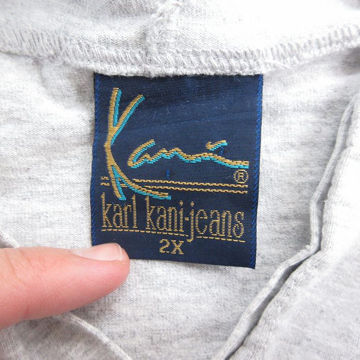 90年代〜00年代 USA製 カールカナイ 刺繍ロゴ スウェット メンズ