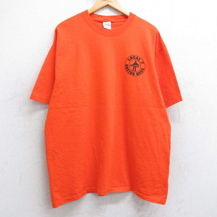 レア wk-interact 半袖 Tシャツ Mサイズ オレンジ ヴィンテージ