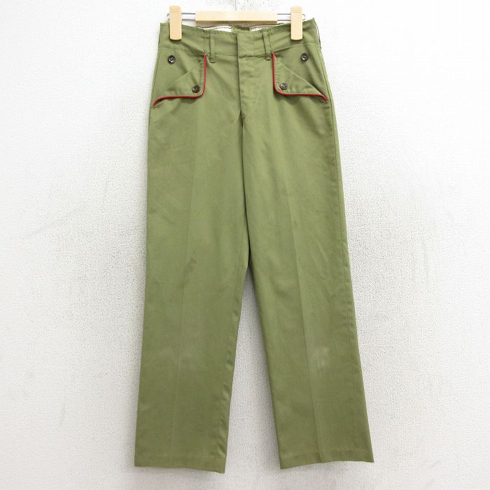 【商品番号】 lba24100765 【商品名】 古着 ボーイスカウト パンツ キッズ ボーイズ 子供服 80年代 80s タロン USA製 緑系 【表記サイズ】 なし 【実寸サイズ】 ウエスト（腰ま