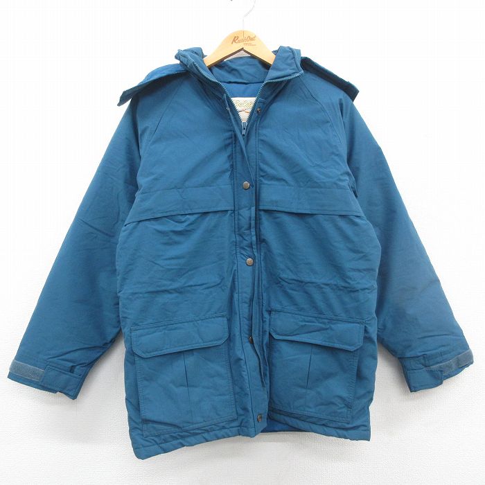 【商品番号】 lou24100500 【商品名】 古着 カベラス 長袖 ナイロン ダウン ジャケット マウンテン パーカー レディース 80年代 80s ゴアテックス ラグラン 紺系 【表記サイズ】 