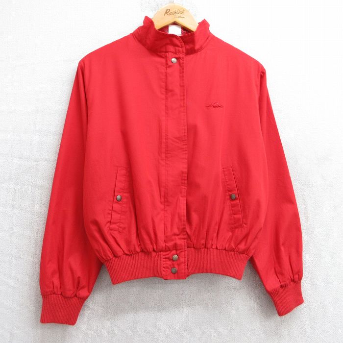 【商品番号】 lou25011693 【商品名】 古着 シアーズ 長袖 ジャケット レディース 90年代 90s 恐竜 赤 【表記サイズ】 M 【実寸サイズ】 着丈（肩から裾）55cm 着幅（脇から脇