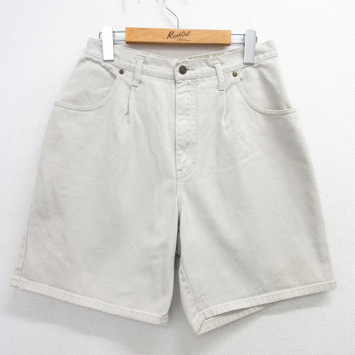 【商品番号】 lpa25042179 【商品名】 古着 エディーバウアー ショート パンツ ショーツ レディース 00年代 00s コットン ベージュ デニム 【表記サイズ】 WOMENS 12 【実