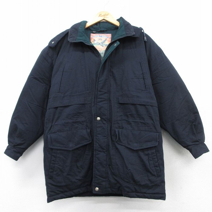 【商品番号】 oudw25011860 【商品名】 M & starf;古着 メンバーズオンリー 長袖 ダウン ジャケット パーカー メンズ 90年代 90s 黒 【メンズ参考サイズ】 M 【