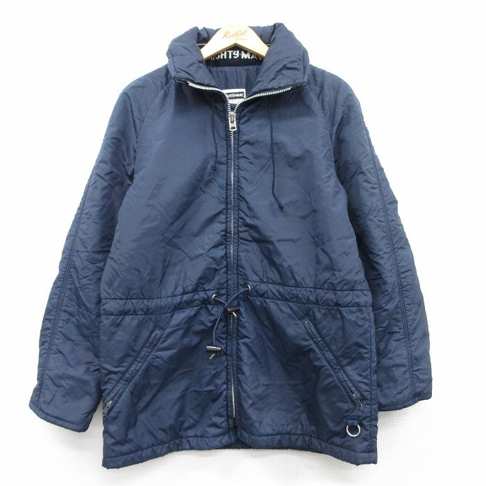 【商品番号】 oudw25013117 【商品名】 L & starf;古着 マイティーマック 長袖 ナイロン ジャケット メンズ 80年代 80s ラグラン タロン 紺【spe】 【メンズ参