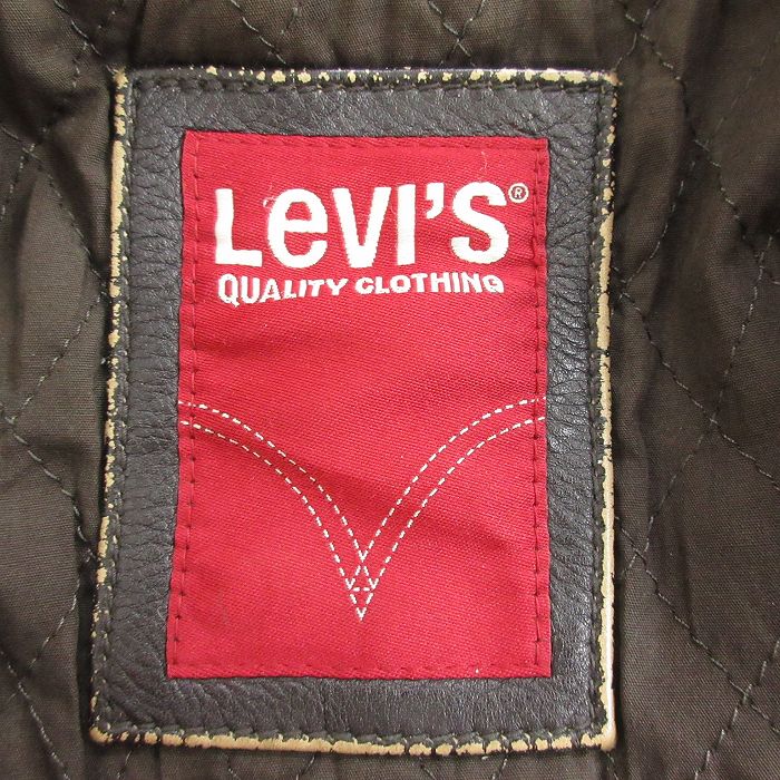 古着通販 M☆古着 リーバイス Levis 長袖 レザー ジャケット