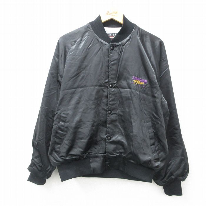 【商品番号】 our25032971 【商品名】 XL & starf;古着 長袖 ジャケット メンズ 90年代 90s STANDARD ラグラン USA製 黒 【メンズ参考サイズ】 XL 